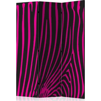 Paraván Paraván - vzor zebry (fialová) Velikost: 135x172 cm, Provedení: Jednostranný