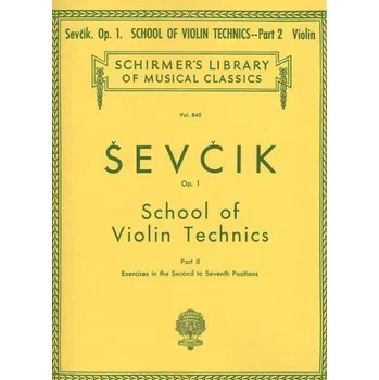 Otakar Ševčík: School of Violin Technics, Op. 1, Book 2 (noty na housle)