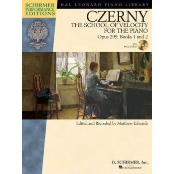 Carl Czerny: The School Of Velocity / Škola zběhlosti, Opus 299 Book 1 & 2 (noty na sólo klavír) (+audio)