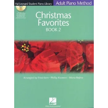 Hal Leonard Student Piano Library: Adult Piano Method - Christmas Favorites Book 2 (noty, sólo klavír) (+audio)