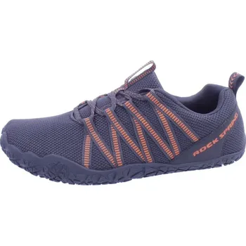 Pánská treková obuv ROCK SPRING Pánské sportovní boty Barefoot šedé s oranžovým pruhem Velikost: 42