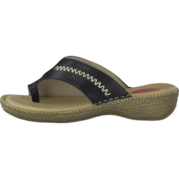 Dámské pantofle JANA SHOES NĚMECKO Letní dámské nazouváky JANA 111 černé kožené Velikost: 37