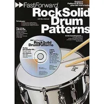 Fast Forward: Rock Solid Drum Patterns (noty na bicí) (+audio)