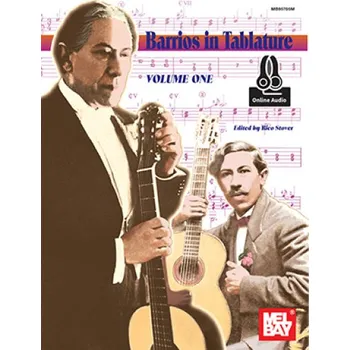 Barrios In Tablature 1 (noty, tabulatury na kytaru)(+audio)