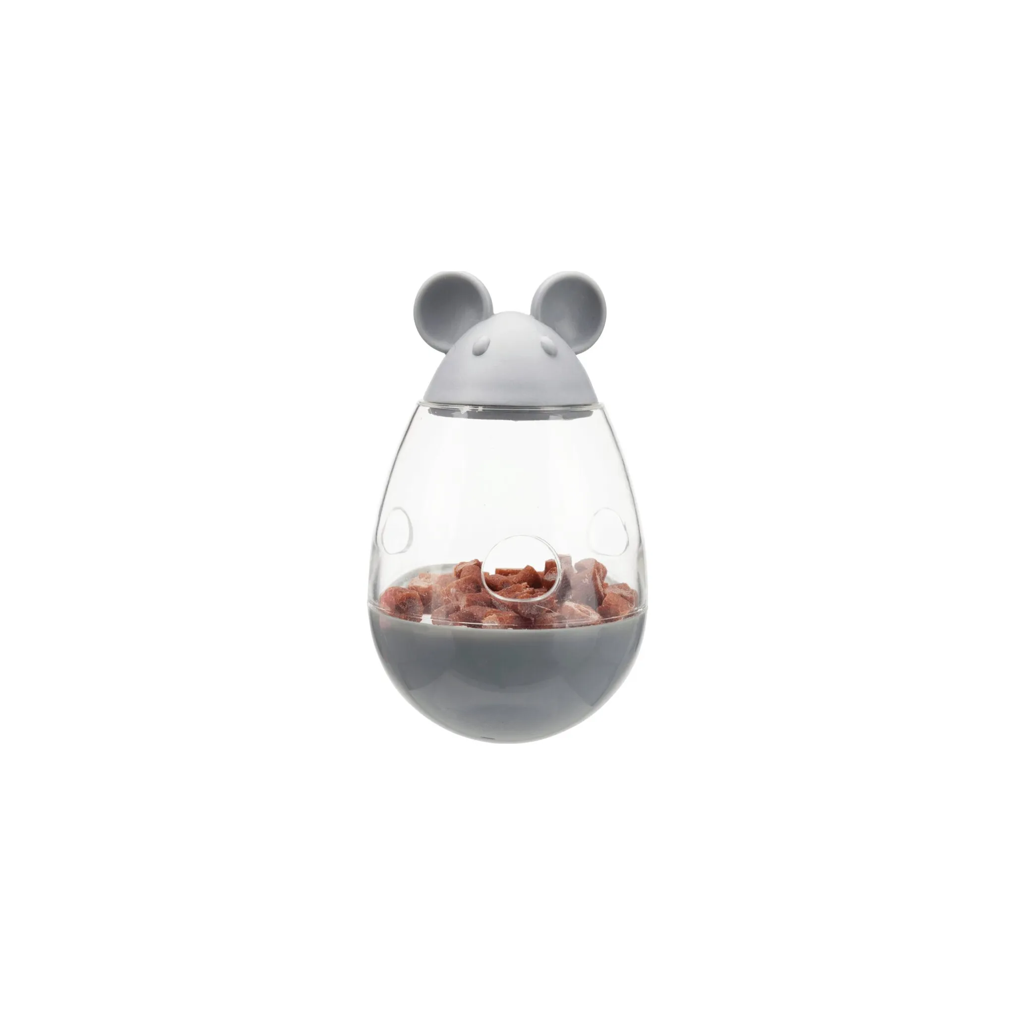 Fotografie 5 - Hračka pro kočku Trixie Cat Activity Snack Mouse myška na pamlsky 9 cm mix barev
