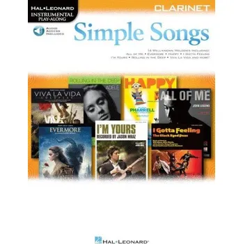 Simple Songs: Clarinet - Instrumental Play-Along (noty na klarinet) (+audio)