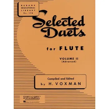 Himie Voxman: Selected Duets for Flute Vol. 2 (noty na 2 příčné flétny)