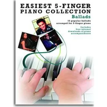 Easiest 5-Finger Piano Collection - Ballads (noty na pětiprstý klavír)