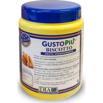 Pasta ochucovací GustoPiú Biscotto-sušenka 1 kg/dóza