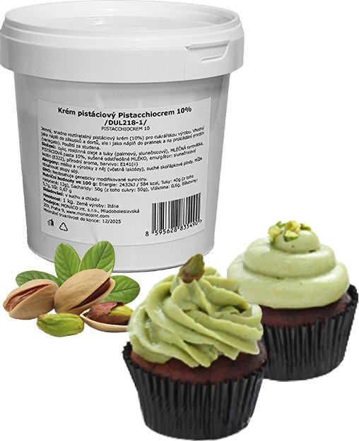Krém pistáciový Pistacchiocrem10, Dulcistar 1 kg/kbelík