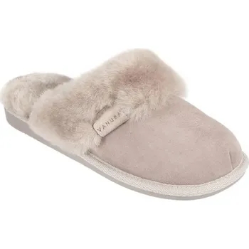 Dámské pantofle Dámské pantofle z ovčí kůže CASHMERE I Barva: Béžová, Velikost: 41