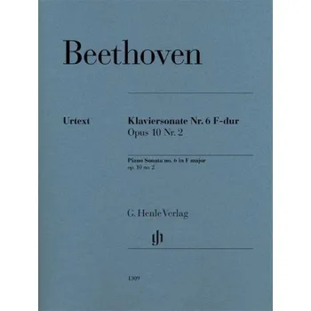 Beethoven: Piano Sonata No. 6 In F Op. 10 No. 2 (noty na klavír)
