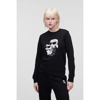 Dámská mikina MIKINA KARL LAGERFELD IKONIK 2.0 SWEATSHIRT BLACK