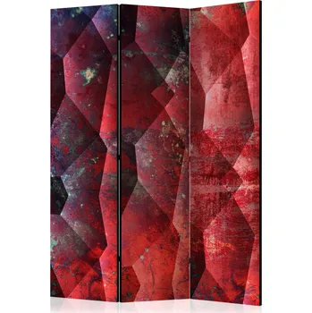 Paraván Paraván - Purpurový reliéf Velikost: 135x172 cm, Provedení: Jednostranný