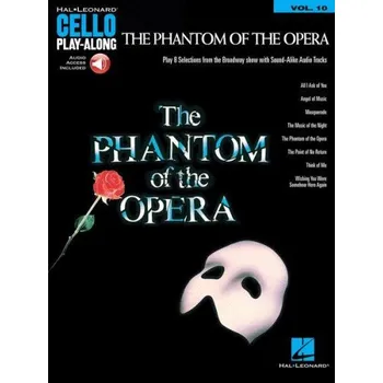 Cello Play-Along 10: The Phantom of the Opera (noty na violoncello)(+audio)
