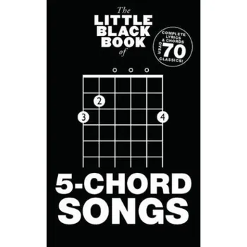 The Little Black Book Of 5-Chord Songs (akordy na kytaru, texty písní)