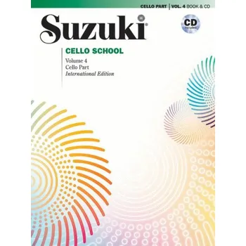 Suzuki Cello School Cello Part Volume 4 (noty na violoncello) (+audio)
