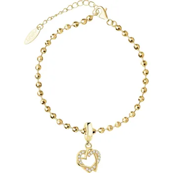 Souprava šperků Zlacené Stříbro Souprava s Zirkon - AP100-0147