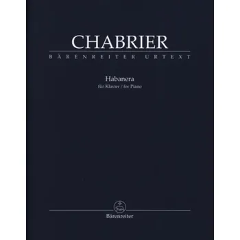 Emmanuel Chabrier: Habanera (noty na klavír)