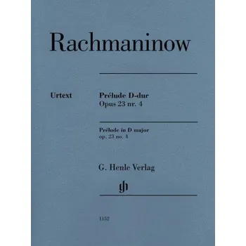 Rachmaninov: Prélude In D Op.23 No.4 (noty na klavír)