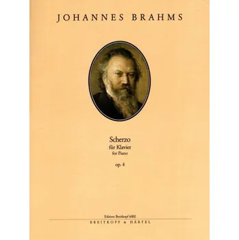 Johannes Brahms: Scherzo es-moll op. 4 (noty na klavír)
