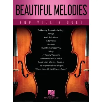 Beautiful Melodies for Violin Duet (noty na housle)