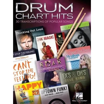 Drum Chart Hits - 30 Transcriptions Of Popular Songs (noty na bicí)