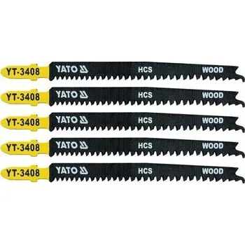 Yato List pilový do přímočaré pily na dřevo typ T 13-8TPI sada 5 ks