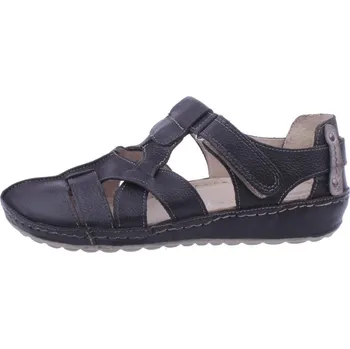 Dámské sandále OBUV JANA ČR Dámské kožené sandály JANA 541 černé Velikost: 40