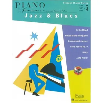 Faber Piano Adventures - Student Choice Series: Jazz & Blues Level 5 (noty na sólo klavír)