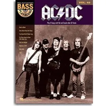 Bass Play-Along 40: AC/DC (noty, tabulatury na baskytaru) (+audio)
