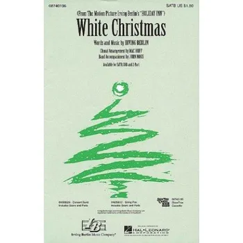 Irving Berlin: White Christmas - Arranged By Mac Huff (SATB) (noty na sborový zpěv) - SADA 5 ks