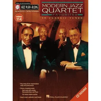 Jazz Play-Along 114: Modern Jazz Quartet Favorites (noty na nástroje C, Eb, Bb, basového klíče) (+audio)