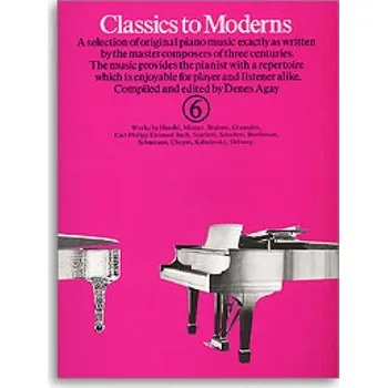 Classics To Moderns Book 6 (noty, klavír)