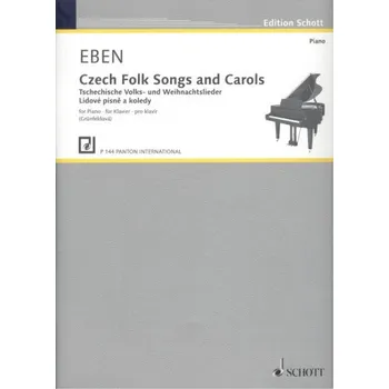 Petr Eben: Lidové písně a koledy pro klavír ve snadném slohu (noty, sólo klavír)