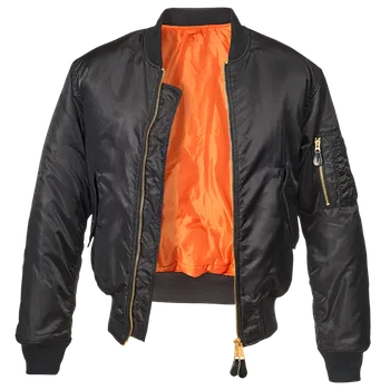 Bunda MA1 Bomber Jacket černá M