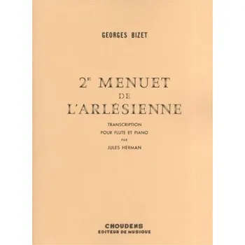 Georges Bizet: Menuet De L'Arlesienne No.2 (Flute/Piano) (noty na příčnou flétnu, klavír)