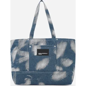 Kabelka KABELKA KARL LAGERFELD JEANS KLJ DENIM TOTE BLEACHED DENIM