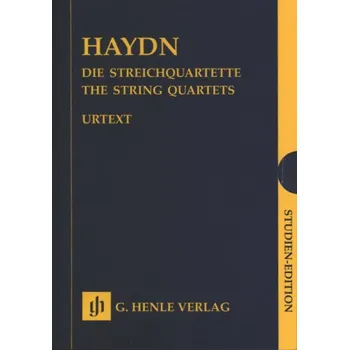 Joseph Haydn: String Quartets - 12 Volumes In A Slipcase - Study scores (noty pro smyčcový kvartet)