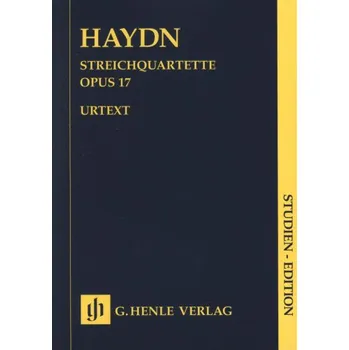 Joseph Haydn: String Quartets Book III op. 17 - Study score (noty pro smyčcový kvartet)