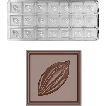 Forma na pečení Forma na čokoládové Neapolitánky 4g (kakaový bob) 3x7 tvarů/forma
