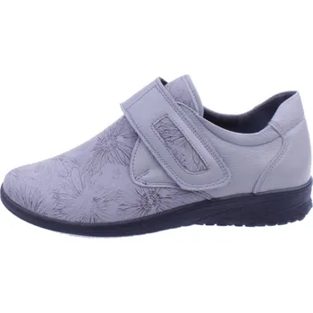 Dámské polobotky OBUV JANA ČR Boty Jana 684 šedé se vzorem dámské kožené polobotky Velikost: 36