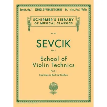 Otakar Ševčík: School of Violin Technics, Op. 1, Book 1 (noty na housle)