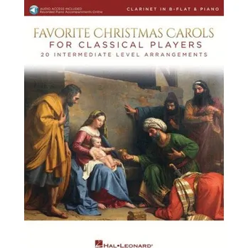 Favorite Christmas Carols for Classical Players (noty na klarinet, klavír) (+audio)