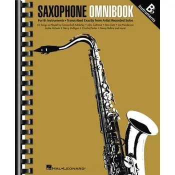 Saxophone Omnibook for B-Flat Instruments (noty na Bb nástroje)