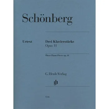 Arnold Schönberg: Three Piano Pieces op. 11 (noty na klavír)
