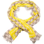 ŠÁTEK KARL LAGERFELD K/MONOGRAM AOP SCARF BLAZING YELLOW
