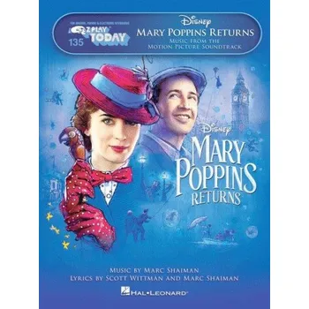 E-Z Play Today 135: Mary Poppins Returns (noty, melodická linka, akordy)