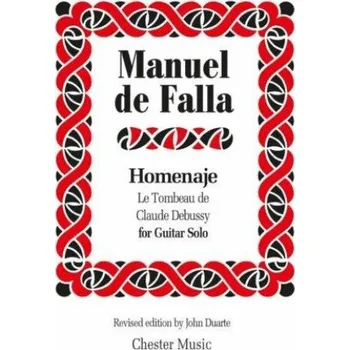 Manuel De Falla: Homenaje Le Tombeau De Claude Debussy (Guitar Solo) [Amended Edition 2014] (noty na kytaru)