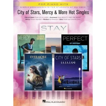 Pop Piano Hits: City Of Stars, Mercy & More Hot Singles (noty na snadný sólo klavír)